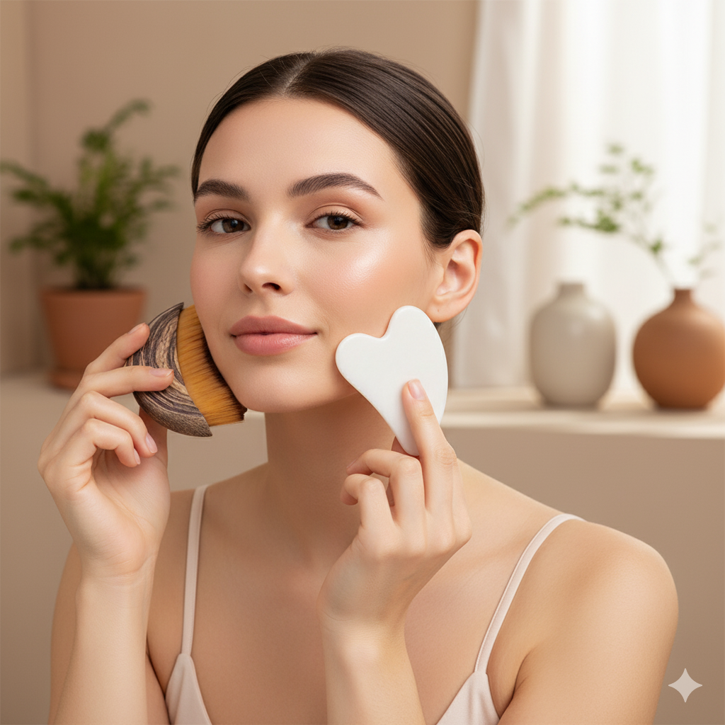 Lymphatic Contour Facial Brush & Scraper