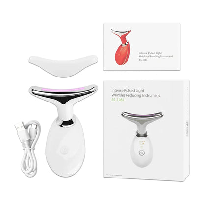 Face Neck Lift Beauty Device EMS Facial Massager LED Light Therapy Double Chin Remover Skin Rejuvenation Tightening Anti Wrinkle eprolo