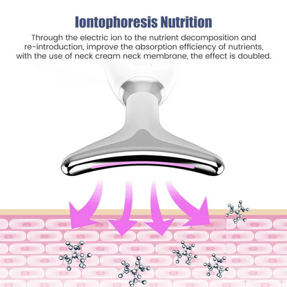 Face Neck Lift Beauty Device EMS Facial Massager LED Light Therapy Double Chin Remover Skin Rejuvenation Tightening Anti Wrinkle eprolo