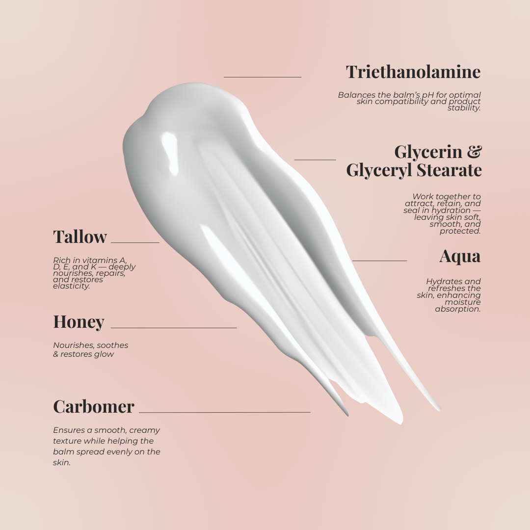 Tallow & Honey Balm- 2oz Shape Muse